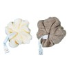 Lot de 2 éponges corporelles fleur de douche éponge de