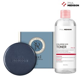 Paul Madison Signature Soap 75g + Deep Red Hyaluronic Acid Toner, 510ml, 1 piece Signature Soap / 폴메디슨 시그니처 비누 75g + 딥레드 히알루론산 토너, 510ml, 1개 시그니처비누