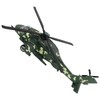 Diecast Metal Helicopter Model Sound Light Pullback Alloy Fighter Aircraft