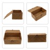 Seagrass Storage Basket Woven Storage Box with Lids Makeup Organizer