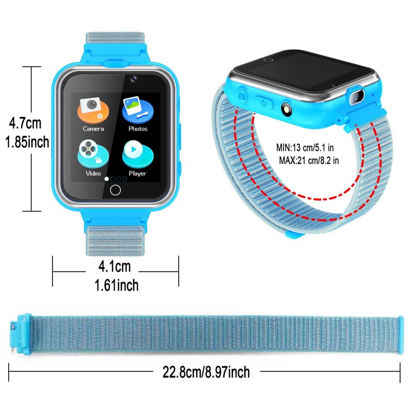 PTHTECHUS Children's Smartwatch, Game Phone Watch for Children Watch with