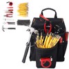 Chyaidach 16-Pockets Tool Belts for man with Suspenders, Detachable &