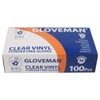 Gloveman Clear Vinyl Gloves (Box of 100) (Extra Large)