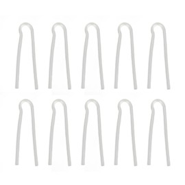 10pcs Sound Amplifier Tubes Increase Volume Universal Sound Aids Replacement Tube 3.1x2mm R Tube, Flat Mouth