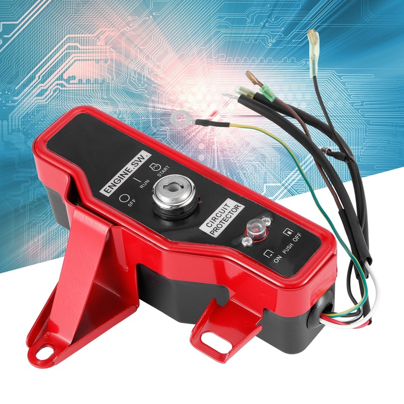 Ignition Key Switch Box Gasoline Engine Generator Accessory for 168F/170F/GX160/GX200/GX210