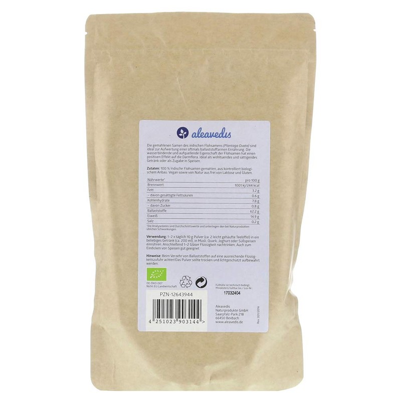 Indian psyllium seeds ground organic