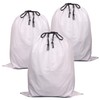 3 Pack Jumbo Drawstring Dust Covers Large Cloth Storage Pouch