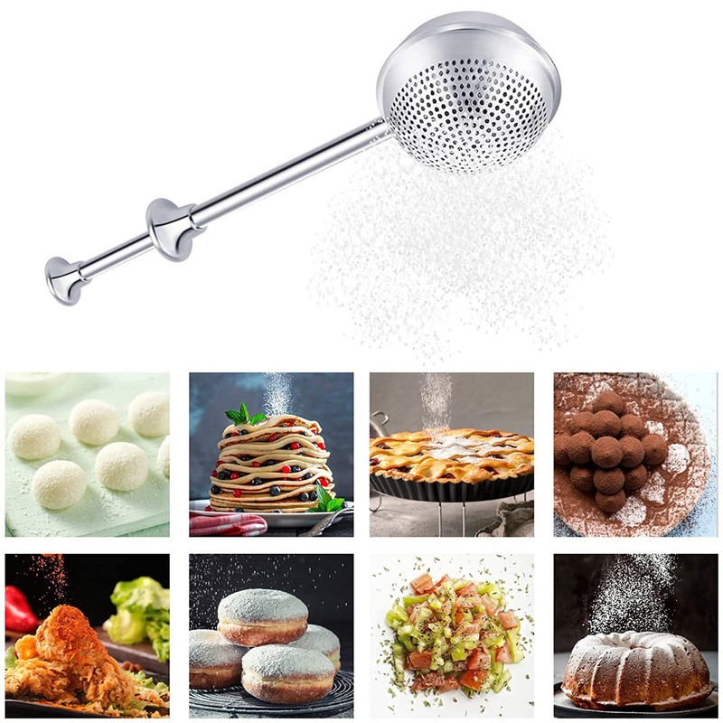 Powder Sugar Sifter - Spice Duster Wand | Flour and