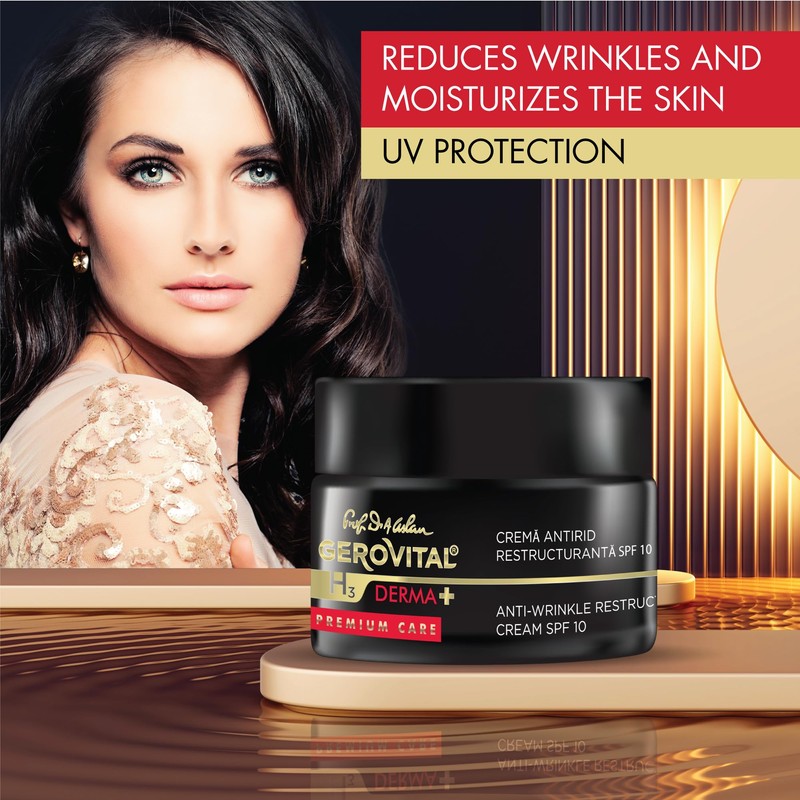 Restructuring Anti-Wrinkle Face Cream SPF 10, Reduces Wrinkles, Restores Skin
