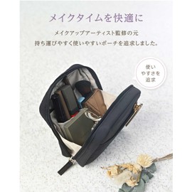 WDB (Supervised by Makeup Artists) Compact yet large capacity, easy to carry and use ◎ Makeup Pouch, Cosmetic Pouch, Bag-in-Bag, Travel Pouch, Small Items Pouch