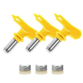 iplusmile 3pcs Reversible Airless Sprayer Tips Nozzle for Paint Sprayer for Thinner Materials Like Stains and Sealers Compatible Major Airless