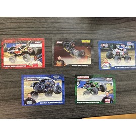 Spin Master 2023 Monster Jam World Finals XXII Nashville Set Of 5 Limited Edition Cards