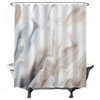 Ulticool Shower Curtain - Marble Waves Brown Sepia - 180