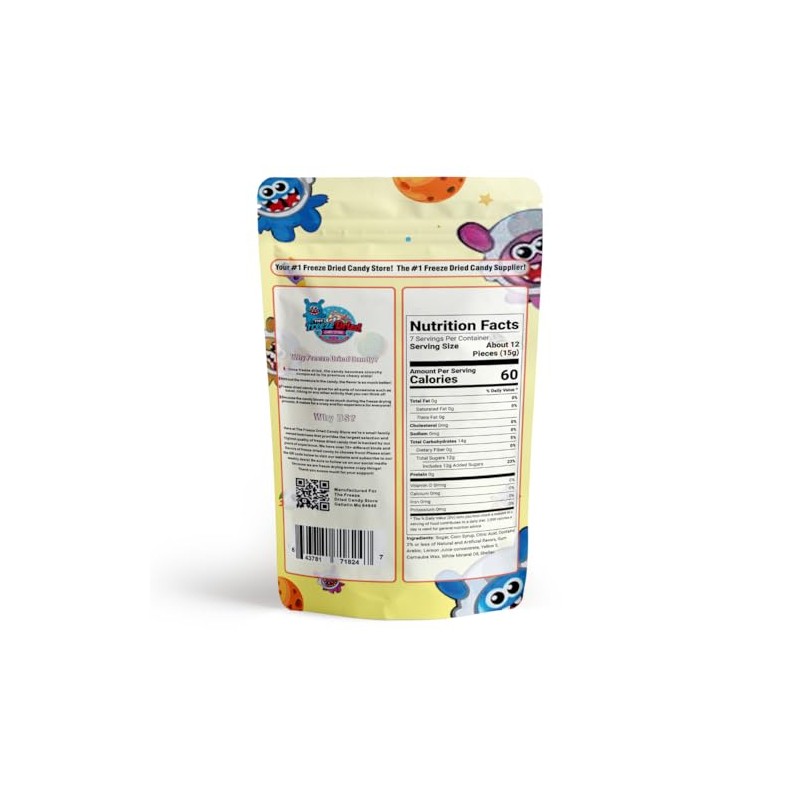 The Freeze Dried Candy Store Lemon Crunchies 4 OZ.