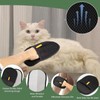 Set mit 2 doppelseitigen Tierhaarhandschuhen, Fellpflege-Handschuh für Hunde und Katzen,