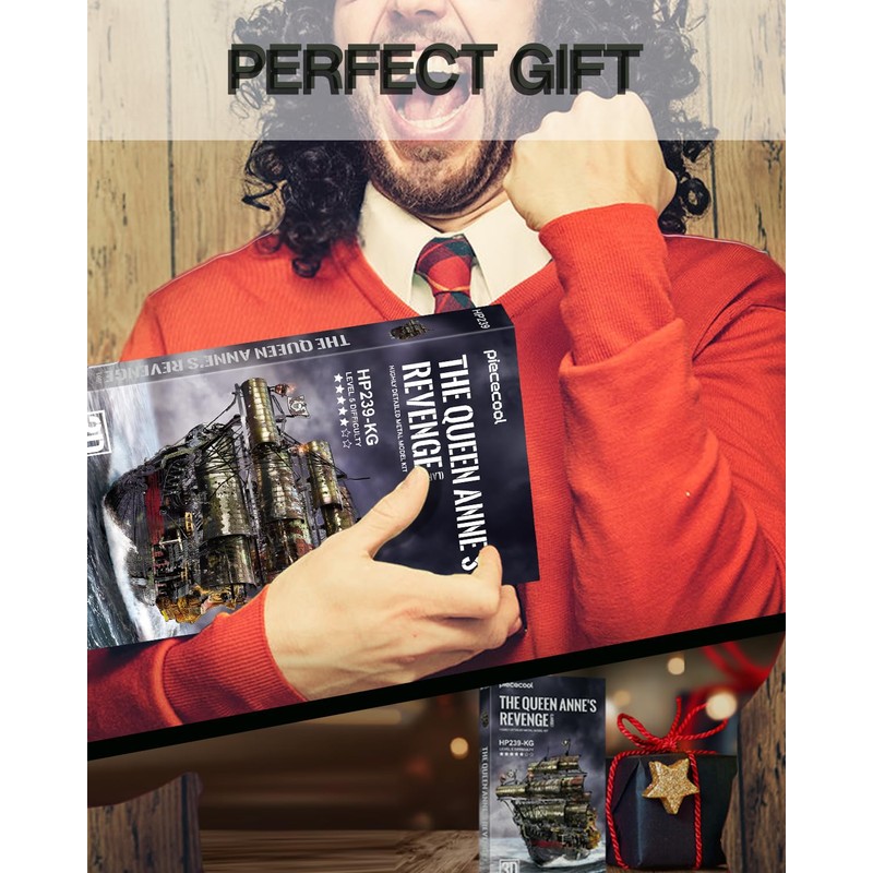 Piececool 3D Metal Puzzle Model Kit for Adults, Queen Anne’s