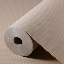 Beige Shelf Liners for Kitchen Cabinets Non Adhesive Drawer Liner for Bathroom Waterproof Refrigerator Liners for Shelves Fridge Plastic Mats Cabinet Cupboard Liner 11.8 x 236.2 Inches