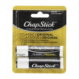 ChapStick Classic Lip Balm, Original Flavour, 2 Tubes