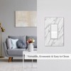 OILbiexn Decorative Outlet Covers with Modern Grey White Marble Print