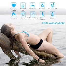 LEBEXY Fitness Armband Schrittzähler, Fitness Tracker mit Herzfrequenzmesser Blutdruckmessung Pulsuhr Kalorienzähler, IP68 Wasserdichter Smartwatch , Uhr Sportuhr Aktivitätstracker
