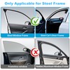 XCBYT Sun Protection Car Curtain, Magnetic Privacy Screen Car Window