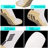 MENDENG Soccer Grip Socks 3 Pack Hospital Basketball Socks for