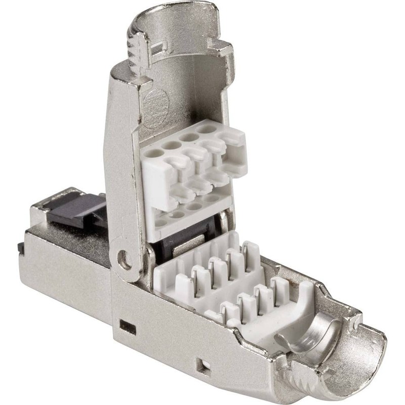 Renkforce CAT 8.1 STP FIELD INSTALLABLE RF-4601166 Coupling, Angled Number