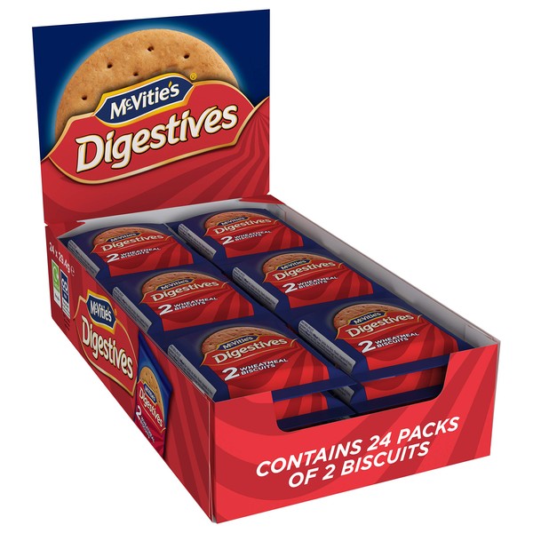 McVitie's Digestives To Go, 2 Biscuits (Pack of 24)