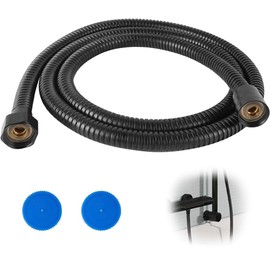 Stainless Steel Flexible Shower Hose, 2 m Shower Hose, Corrosion Protection and Twist Protection Shower Hose, Universal Metal Hose for Shower Head