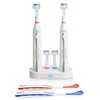 Triple Bristle Duo 3-sided Sonic Electric Toothbrush 2 Brushes &