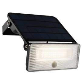 LED's light 0300417 Solar LED Spotlight 12 W Black Motion Sensor 1,600 lm IP55