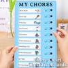 4 Pcs Checklist Chore Chart, Sliding Routine Chores Chart for