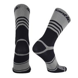 Santic Cycling Socks 2 Pairs Men Women for Running Biking Hiking Socks Breathable and Quick Dry Duke Black M