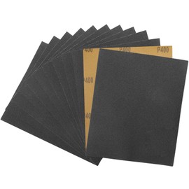 STEBRUAM 15 Sheets Sandpaper 400 Grits Wet and Dry Polishing for Cars Metals Walls Wood Furniture,Sand Paper 9x11 Inch
