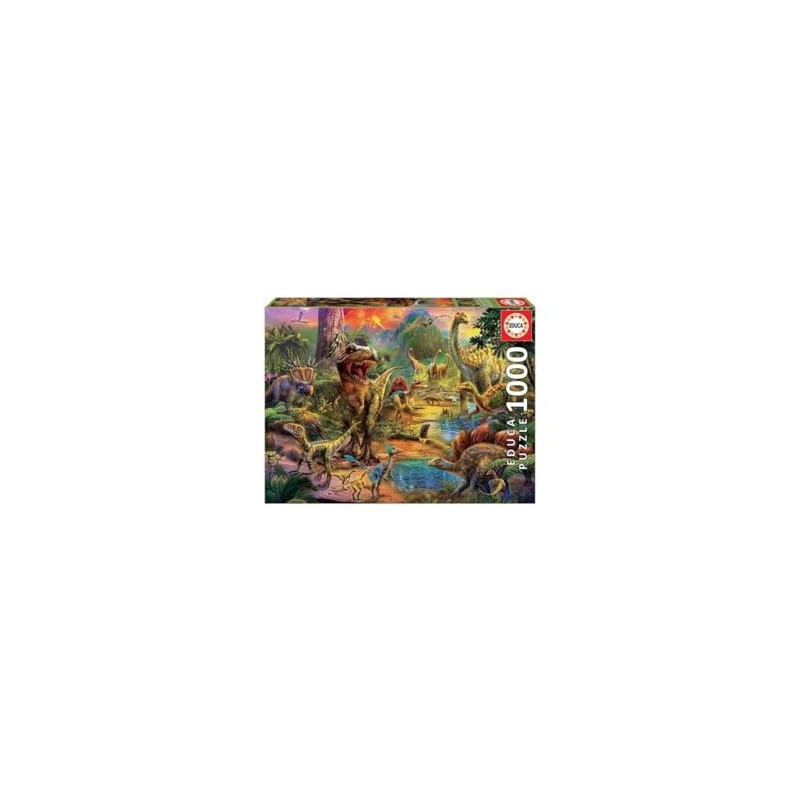 Educa - Land of Dinosaurs - 1000 Piece Jigsaw Puzzle