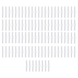 DOITOOL 100 Pcs Vertical Blind Repair Vane Savers Plastic Vertical Blind Repair Clips Vertical Blind Strong Top Hangers Replacement for Windows Use White