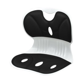Alice in the Land of Miscellaneous Goods Posture Support Chair, Stoop, Waist, Butt, Correction, For Long Periods of Sitting, Chair, Office, Desk Work, Chair, Car Seat (Black)