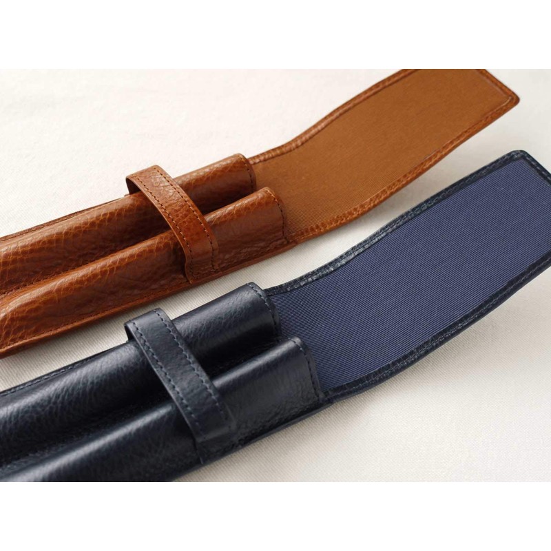 Slip-on Pensiest Double Holder Gift AZ Leather Camel IAZ-4501