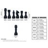 Handcrafted Premium Marble Chess Pieces Set – Elegant 32-Piece Replacement