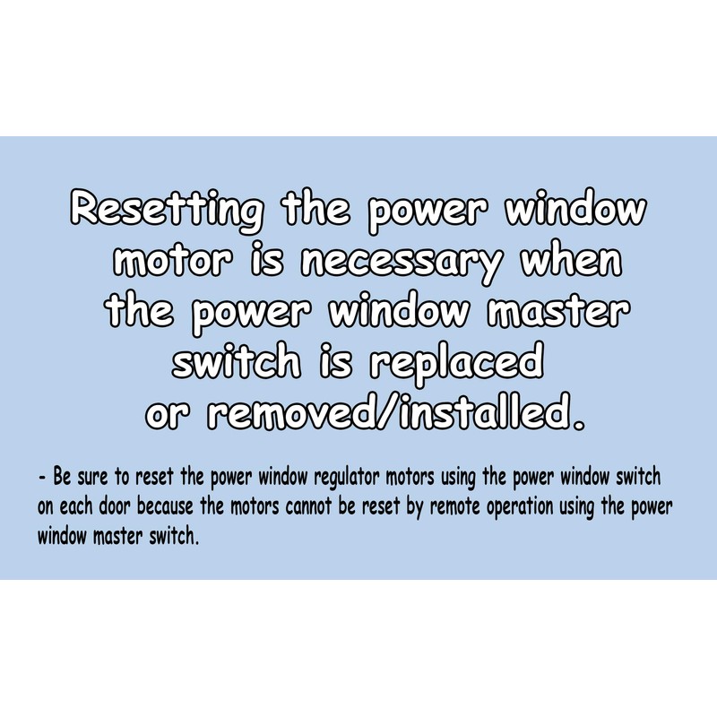 SWITCHDOCTOR Window Master Switch for 2006-2008 Lexus IS250, IS350; 2002-2006