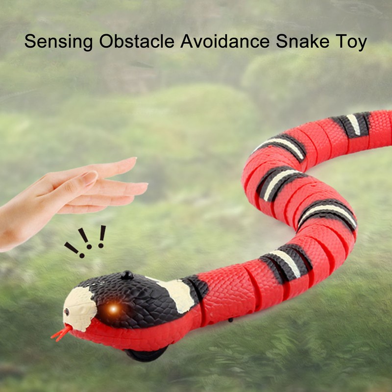 Induction Snake Toy Easy Operation Simulation Realistic Auto Sense Obstacle