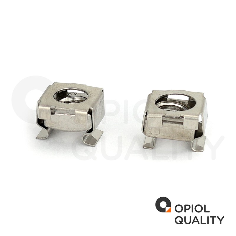 OPIOL QUALITY® Cage Nuts M6 for Sheet Thickness 1.7-2.7 mm