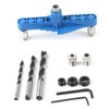 Dowel Jig Center Scriber Line Offset Systerm for Woodworking Drilling