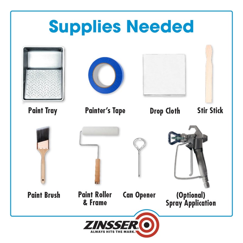 Zinsser 285085 Bulls Eye 1-2-3 All Surface Primer, Gallon, Gray