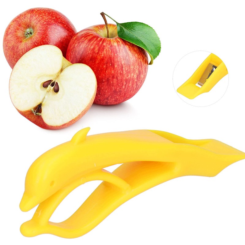 QANYEGN Peeler, Dolphin Shape Fruit Peeler, Manual Multifunctional Household Kitchen