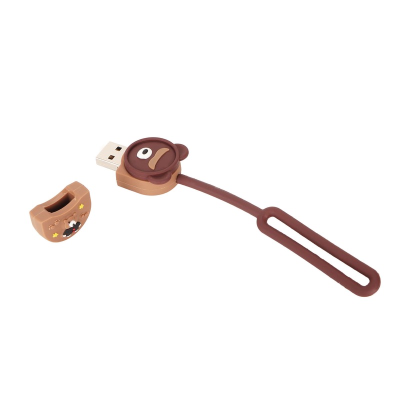 Cartoon USB Flash Drive Brown Bear Standard USB2.0 Plug and