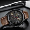 Men Watch Quartz Chronometer Movement Business Casual Wrist Watch
