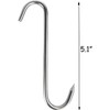 Tinsow 2pcs Stainless Steel Double Hooks + 3pcs S-Hooks for
