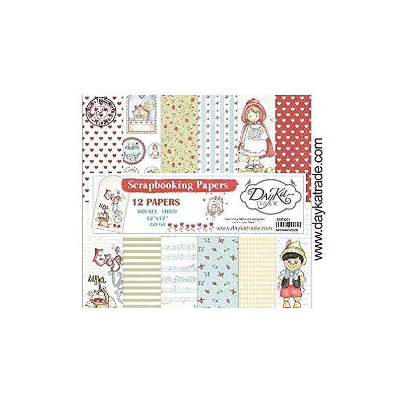 DAYKA SCP-3001 Ere Scrapbooking Set 30 x 30 cm