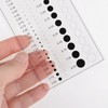 QUARKZMAN High Precision SEC Size Estimation Chart Clear Error Detection